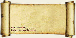 Georgina Jakupi vizit kartica